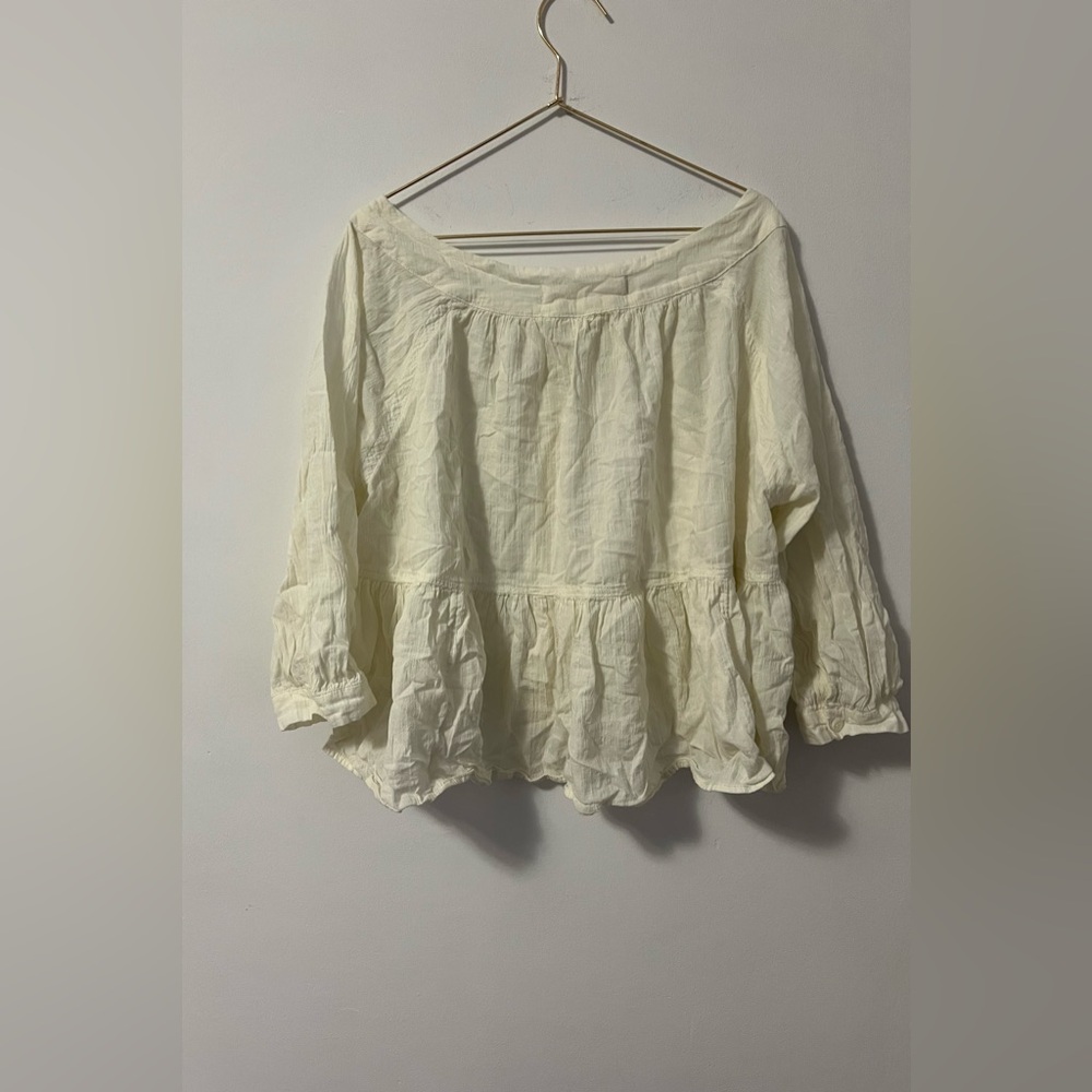Free People We the Free Sea to Shore Blouse - Picture 3 of 4
